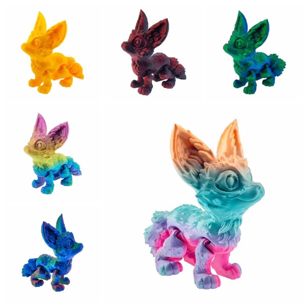 Eco-friendly Fox Figures 12CM Handmade Gift Creative 3D Printing Little Fox Kids Gift Red& Blue
Eco-friendly Fox Figures 12CM Handmade Gift Creative 3D Printing Little Fox Kids Gift Red& Blue