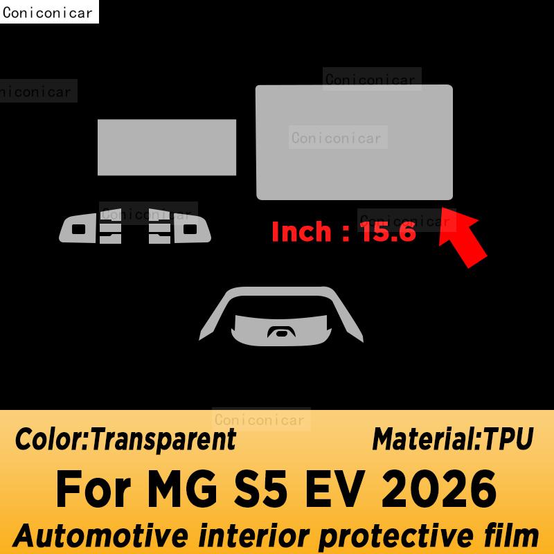 For MG S5 EV 2026 Panel Dashboard Navigation Automotive Interior Protective Film TPU Anti-Scratch Sticker RHD
For MG S5 EV 2026 Panel Dashboard Navigation Automotive Interior Protective Film TPU Anti-Scratch Sticker RHD