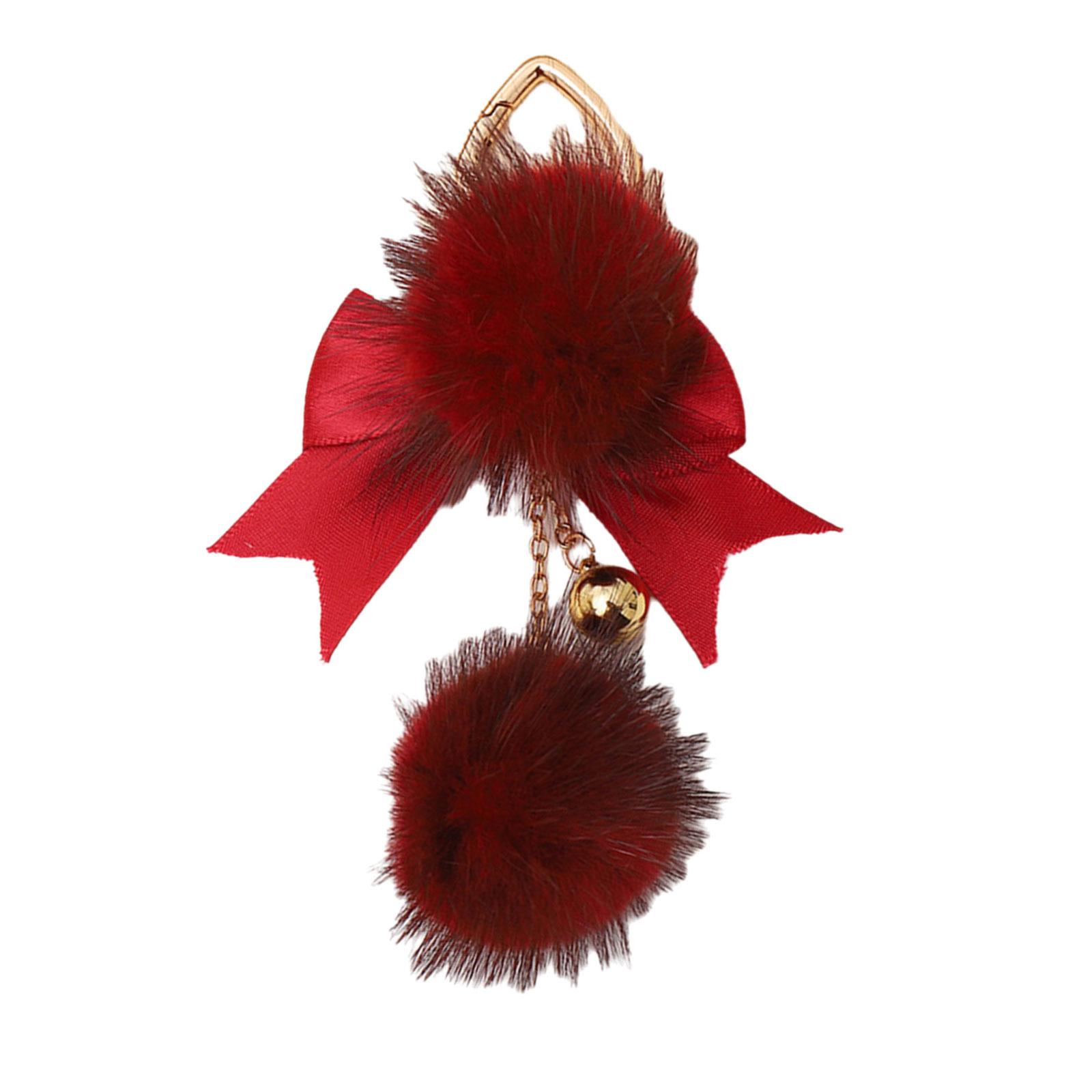 Elegant Soft Touch Furry Key Holder Dainty Bowknot Pendant Keychain Plush Sphere Key Rings Charm for Keys and Bags красный
Elegant Soft Touch Furry Key Holder Dainty Bowknot Pendant Keychain Plush Sphere Key Rings Charm for Keys and Bags красный