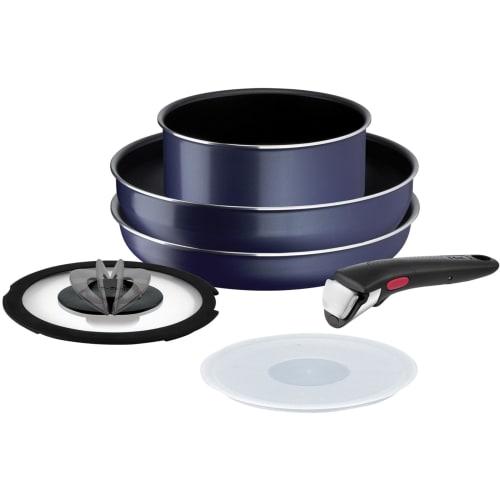 Набор из 6 кастрюль и сковородок Tefal со съемными ручками, совместимый с газовыми плитами, Ingenio Neo French Blue , антипригарное покрытие L16490
Набор из 6 кастрюль и сковородок Tefal со съемными ручками, совместимый с газовыми плитами, Ingenio Neo French Blue , антипригарное покрытие L16490