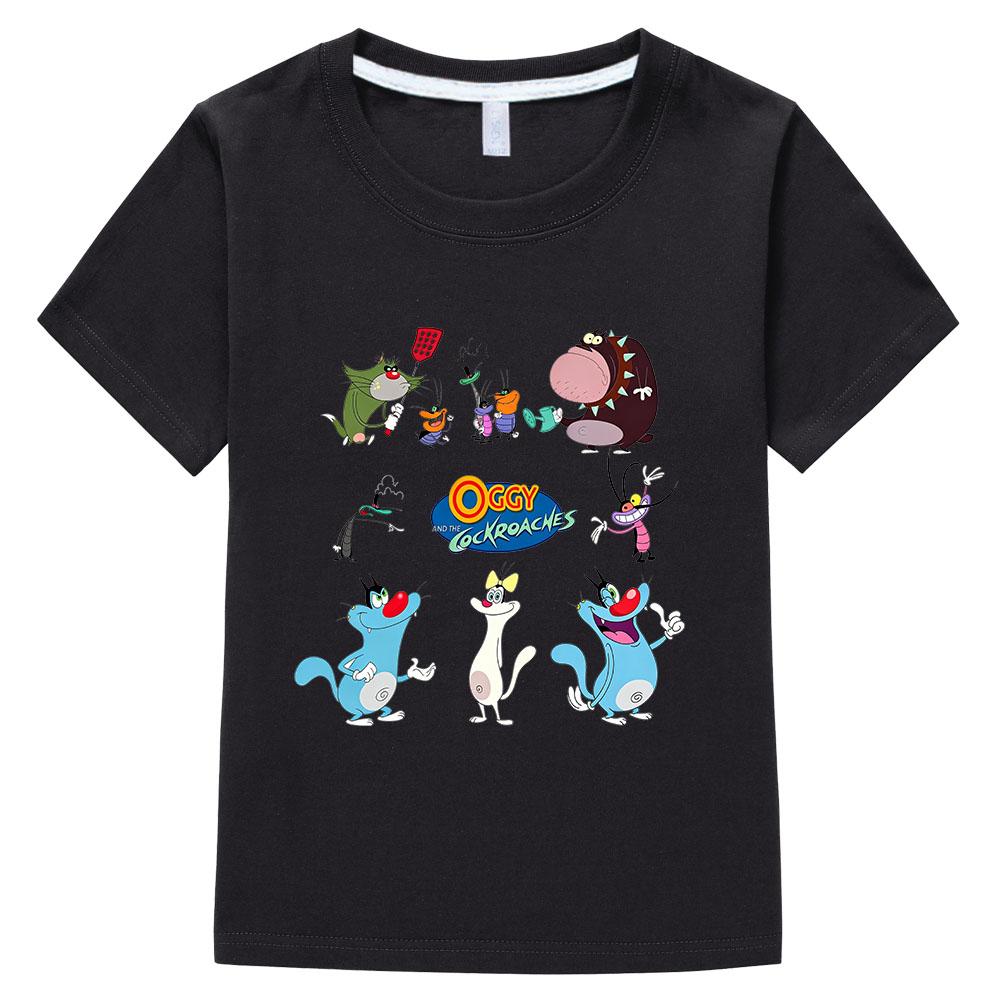 Oggy and The Cockroaches Children s T-Shirt 100% Cotton Cartoon Print Vintage tops Cute Kids Casual O-Neck Short Sleeve Summer 100 чёрный
Oggy and The Cockroaches Children s T-Shirt 100% Cotton Cartoon Print Vintage tops Cute Kids Casual O-Neck Short Sleeve Summer 100 чёрный