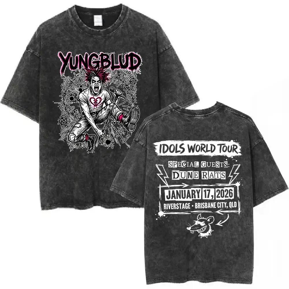 Hot Yungblud IDOLS World Tour Poster Print Tshirts Unisex Women Gothic Fashion Vintage Washed Cotton Summer Tee Overszied Top S
Hot Yungblud IDOLS World Tour Poster Print Tshirts Unisex Women Gothic Fashion Vintage Washed Cotton Summer Tee Overszied Top S