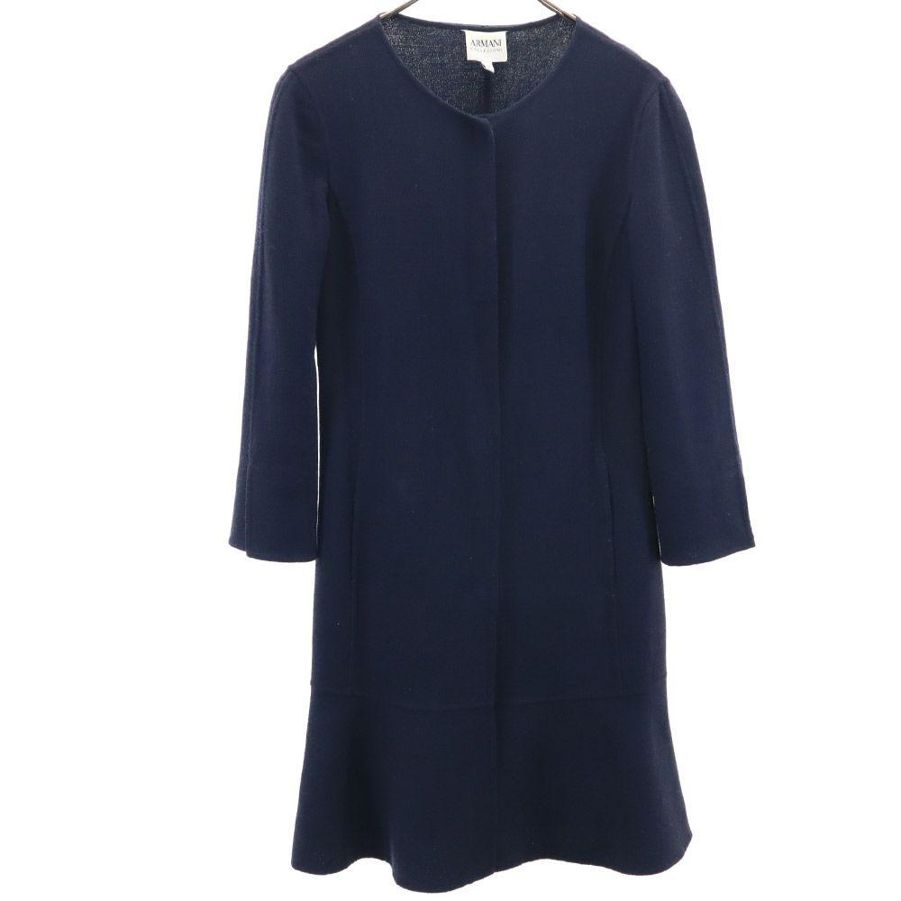 ARMANI COLLEZIONI Long sleeve wool No color coat 38 Navy Women Used
ARMANI COLLEZIONI Long sleeve wool No color coat 38 Navy Women Used