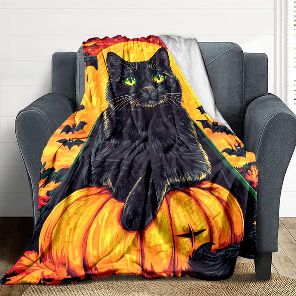 1pc Halloween, Black Cat Blanket Lightweight Flannel Blanket Throw Blanket For Sofa, Bed, Travel, Camping, Livingroom, Couch, Chair, And Bed yy2509026 100x150cm
1pc Halloween, Black Cat Blanket Lightweight Flannel Blanket Throw Blanket For Sofa, Bed, Travel, Camping, Livingroom, Couch, Chair, And Bed yy2509026 100x150cm