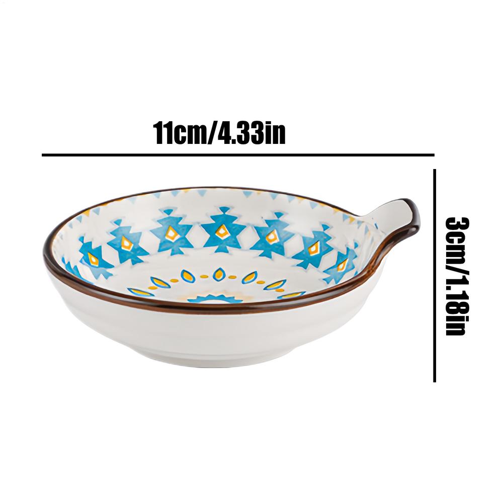 Dipping Bowls Small Dipping Bowls Bohemia Ceramic Serving Plate Kitchen Tableware for BBQ Wedding Snack Sushi Home Party синій
Dipping Bowls Small Dipping Bowls Bohemia Ceramic Serving Plate Kitchen Tableware for BBQ Wedding Snack Sushi Home Party синій