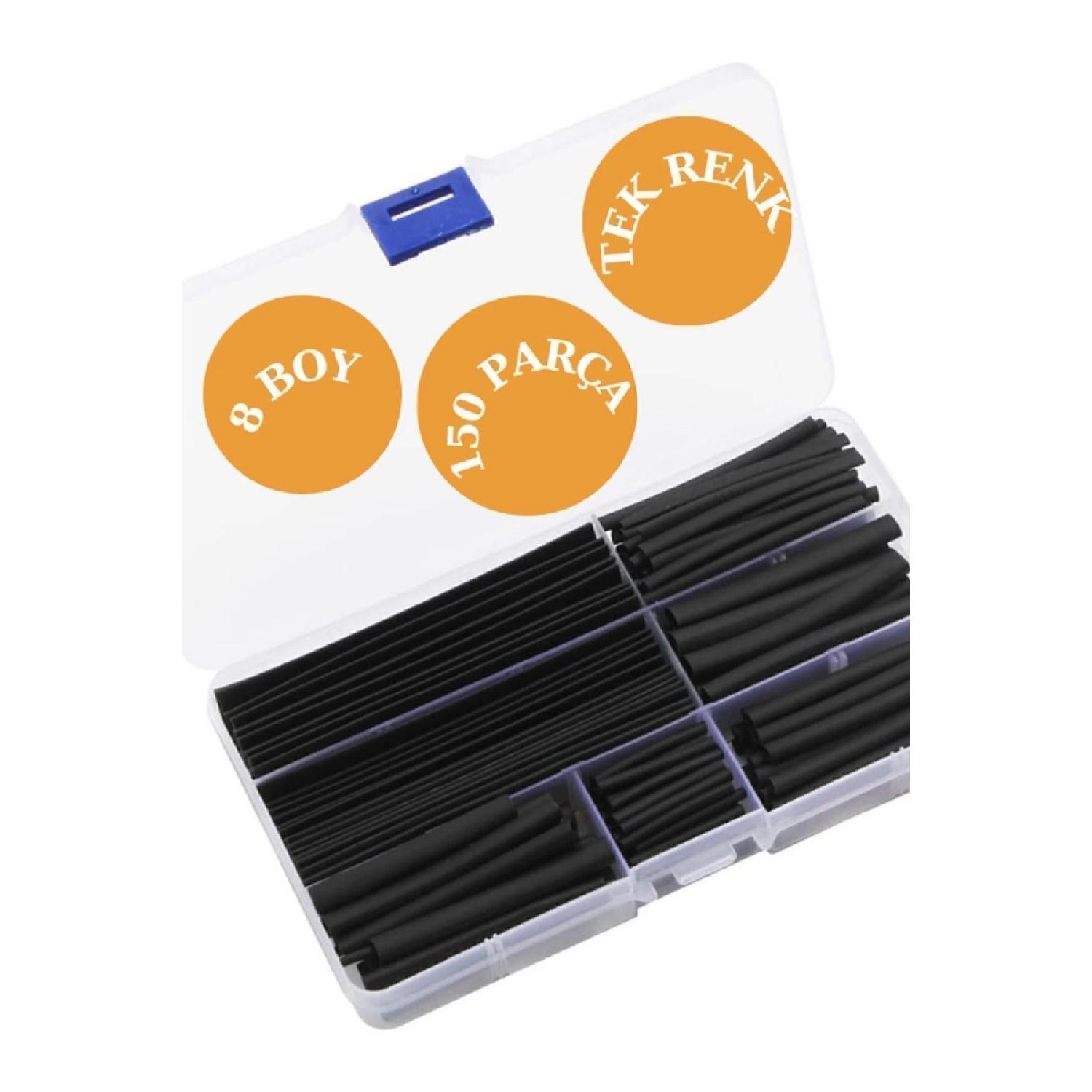 Single Color Heat Shrink Tubing Cable Set 150 Piece Cable Repair Kit And Organizer чорний
Single Color Heat Shrink Tubing Cable Set 150 Piece Cable Repair Kit And Organizer чорний