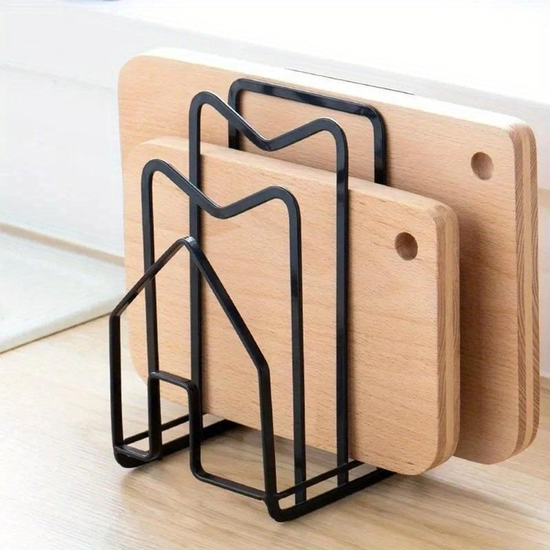 1PC Rack Shelf Stand Multi Layer Space Saving Rustproof Cutting Board Practical Kitchen Organizer Pot Lid Holder Home Decoration чорний
1PC Rack Shelf Stand Multi Layer Space Saving Rustproof Cutting Board Practical Kitchen Organizer Pot Lid Holder Home Decoration чорний
