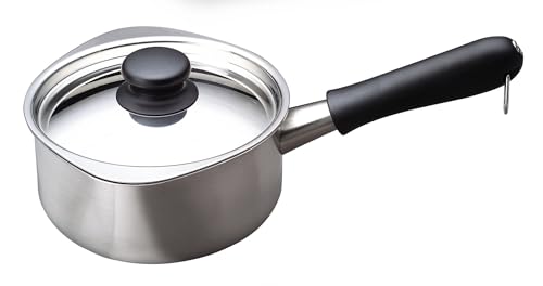 Sori Yanagi Sori Yanagi Stainless Steel Single Handle Pot 6.3 inches (16 cm), Tsubamesanjo Stainless Steel Mirror with Lid, 18-8 Stainless Steel, Dish
Sori Yanagi Sori Yanagi Stainless Steel Single Handle Pot 6.3 inches (16 cm), Tsubamesanjo Stainless Steel Mirror with Lid, 18-8 Stainless Steel, Dish