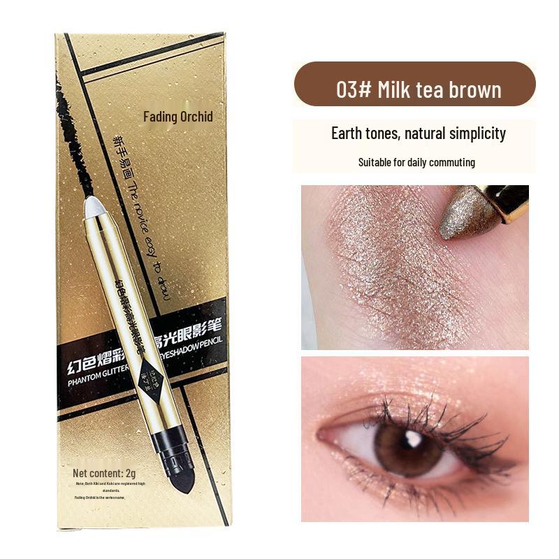 Dual-Ended Pearlescent Eyeshadow and Highlight Stick: Waterproof, Sweatproof, Non-Smudging Concealer Cream
Dual-Ended Pearlescent Eyeshadow and Highlight Stick: Waterproof, Sweatproof, Non-Smudging Concealer Cream