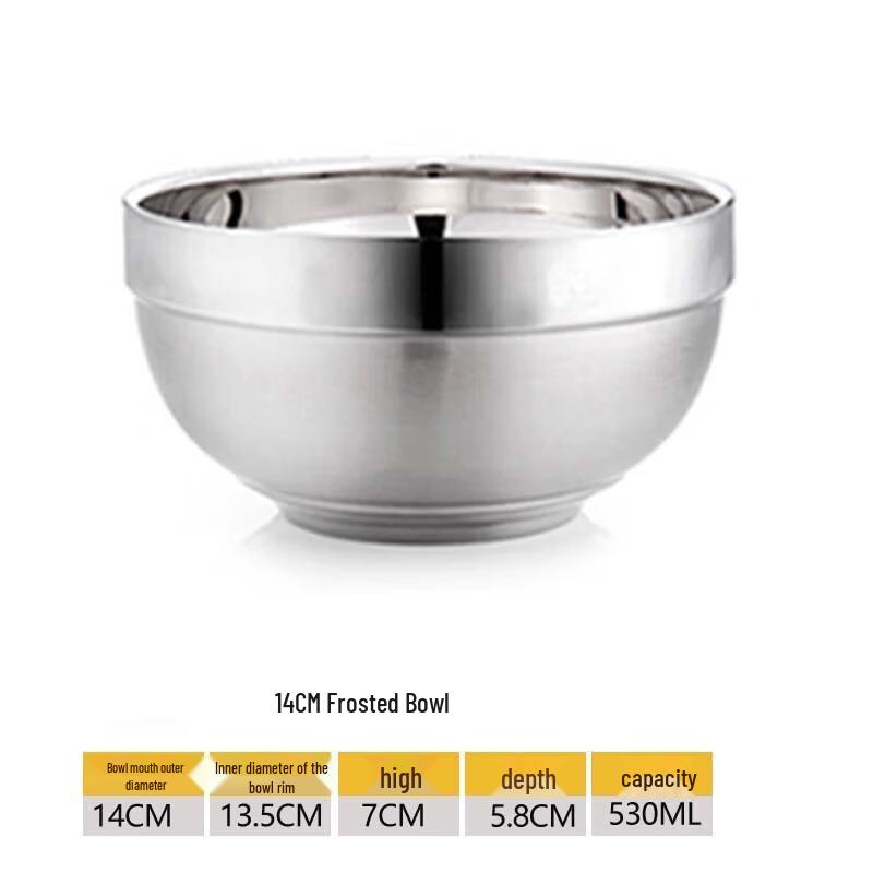 Jundingying Double-Layer Insulated Stainless Steel Bowl
Jundingying Double-Layer Insulated Stainless Steel Bowl