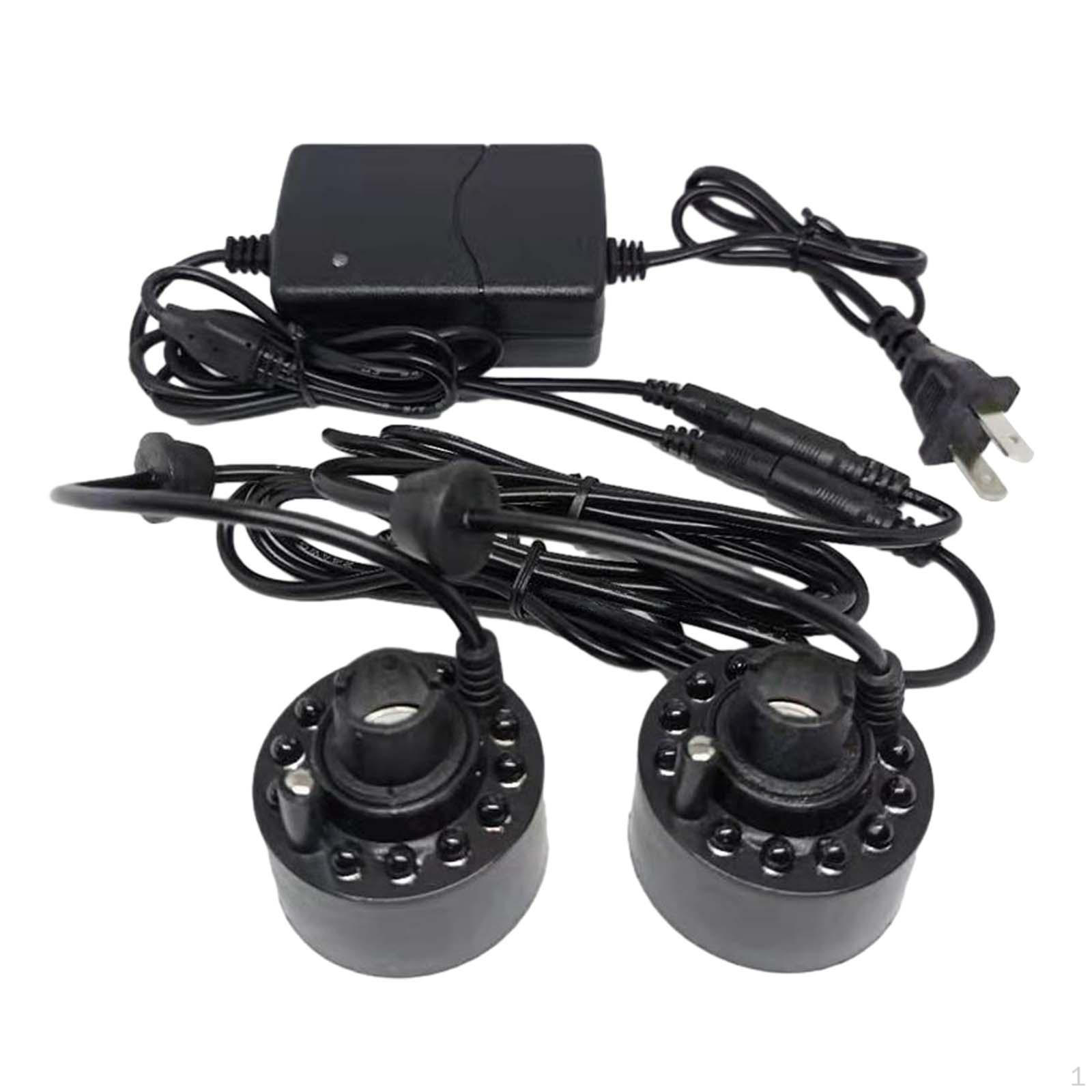 Dual-Head Mini Mist Sprayer with Vibrant LED Lights and US Power Adapter - Perfect for Indoor Decor PP Material
Dual-Head Mini Mist Sprayer with Vibrant LED Lights and US Power Adapter - Perfect for Indoor Decor PP Material