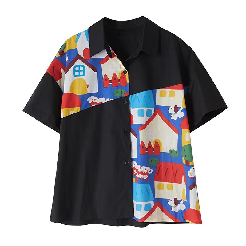 XITAO Patchwork Cartoon Half Sleeve Shirt GYX1533 One Size
XITAO Patchwork Cartoon Half Sleeve Shirt GYX1533 One Size