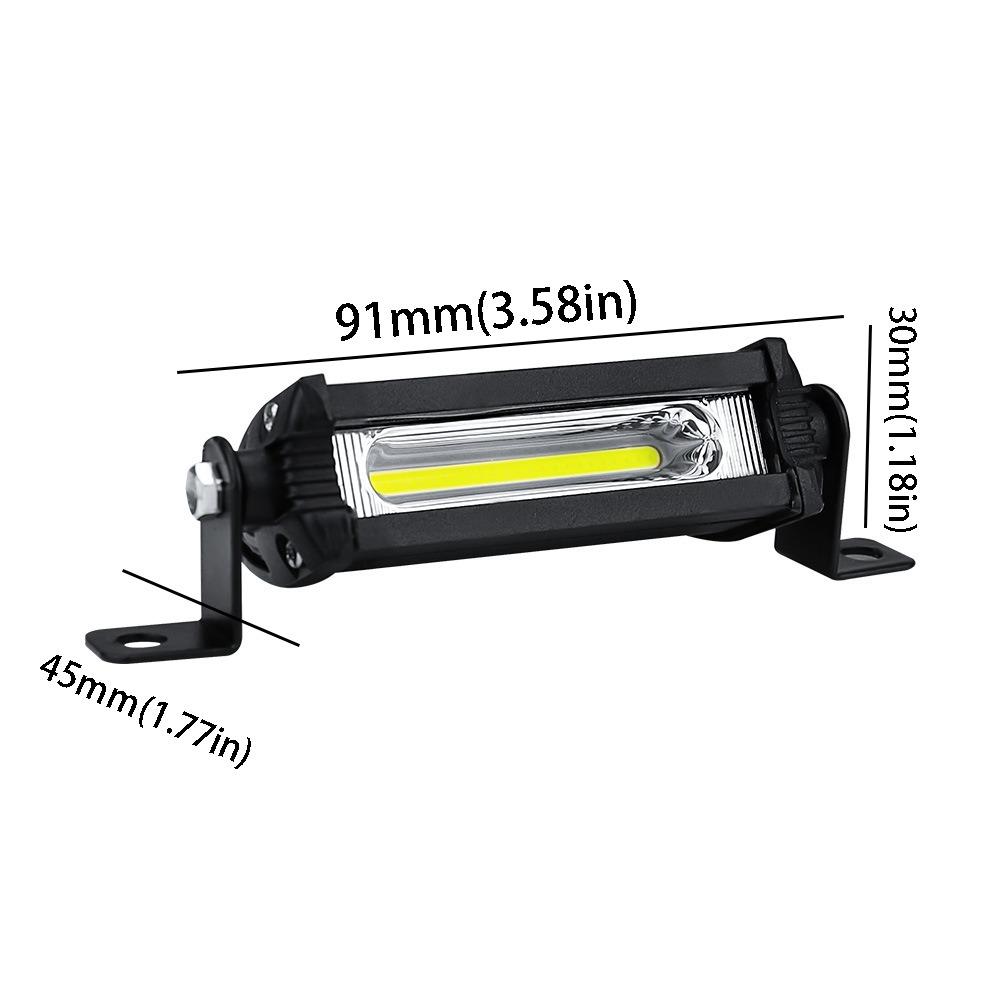 Single Row LED Work Light Mini Size Work Light Bar Headlight Driving Lights Scooter 91mm/3.58in
Single Row LED Work Light Mini Size Work Light Bar Headlight Driving Lights Scooter 91mm/3.58in