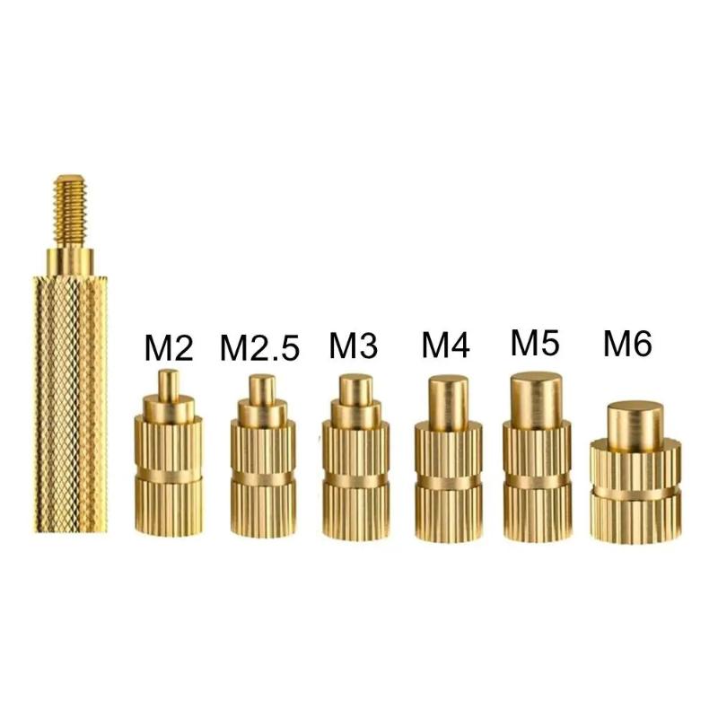 Heat Set Soldering Iron Tip Head Insert M2-M6 Hot Melt Brass Embedded Thread Nut Kit For Plastic Soldering 1
Heat Set Soldering Iron Tip Head Insert M2-M6 Hot Melt Brass Embedded Thread Nut Kit For Plastic Soldering 1