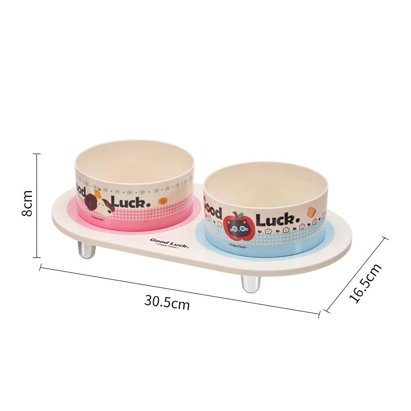 The Cat Bowl Is Not Easy To Tip Over and Prevents Spillage Outside. It Is A Pet Stainless Steel Feeding Bowl and A Pet Bowl. Big-eared dog + Apple cat
The Cat Bowl Is Not Easy To Tip Over and Prevents Spillage Outside. It Is A Pet Stainless Steel Feeding Bowl and A Pet Bowl. Big-eared dog + Apple cat