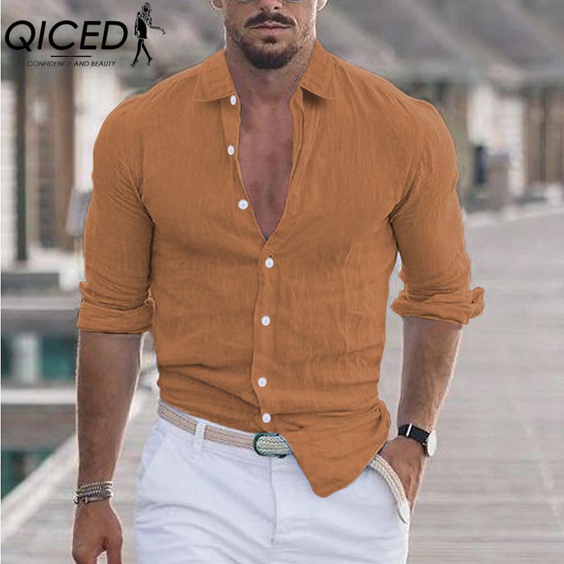 QICED Бавовняна футболка з довгим рукавом Чоловіча модна вільна сорочка З принтом Співчутлива сорочка XXL
QICED Бавовняна футболка з довгим рукавом Чоловіча модна вільна сорочка З принтом Співчутлива сорочка XXL