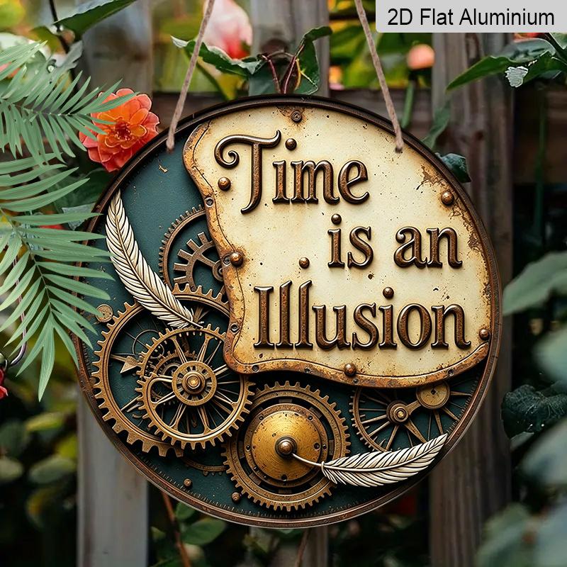 2D Flat Aluminum Retro Gear-themed Signage Wall Decoration, Available in Multiple Sizes, Steampunk Design. Suitable for Living Rooms, Cafes 20*20cm
2D Flat Aluminum Retro Gear-themed Signage Wall Decoration, Available in Multiple Sizes, Steampunk Design. Suitable for Living Rooms, Cafes 20*20cm