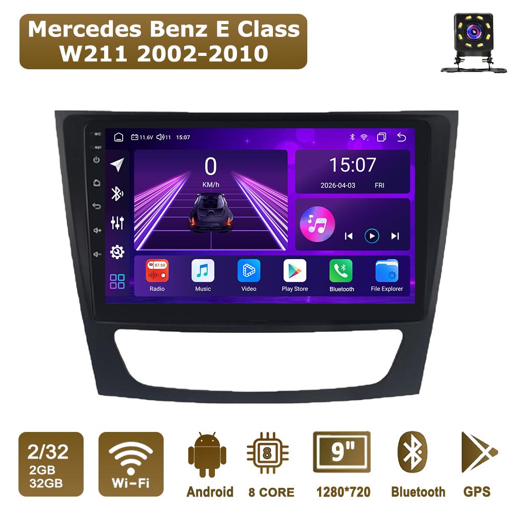 Android Car-Play Car Radio For Mercedes Benz E Class W211 2002-2010 Multimedia Player Head Unit Stereo GPS Navigation BT WIFI,8 CORE ,2+32GB чорний
Android Car-Play Car Radio For Mercedes Benz E Class W211 2002-2010 Multimedia Player Head Unit Stereo GPS Navigation BT WIFI,8 CORE ,2+32GB чорний