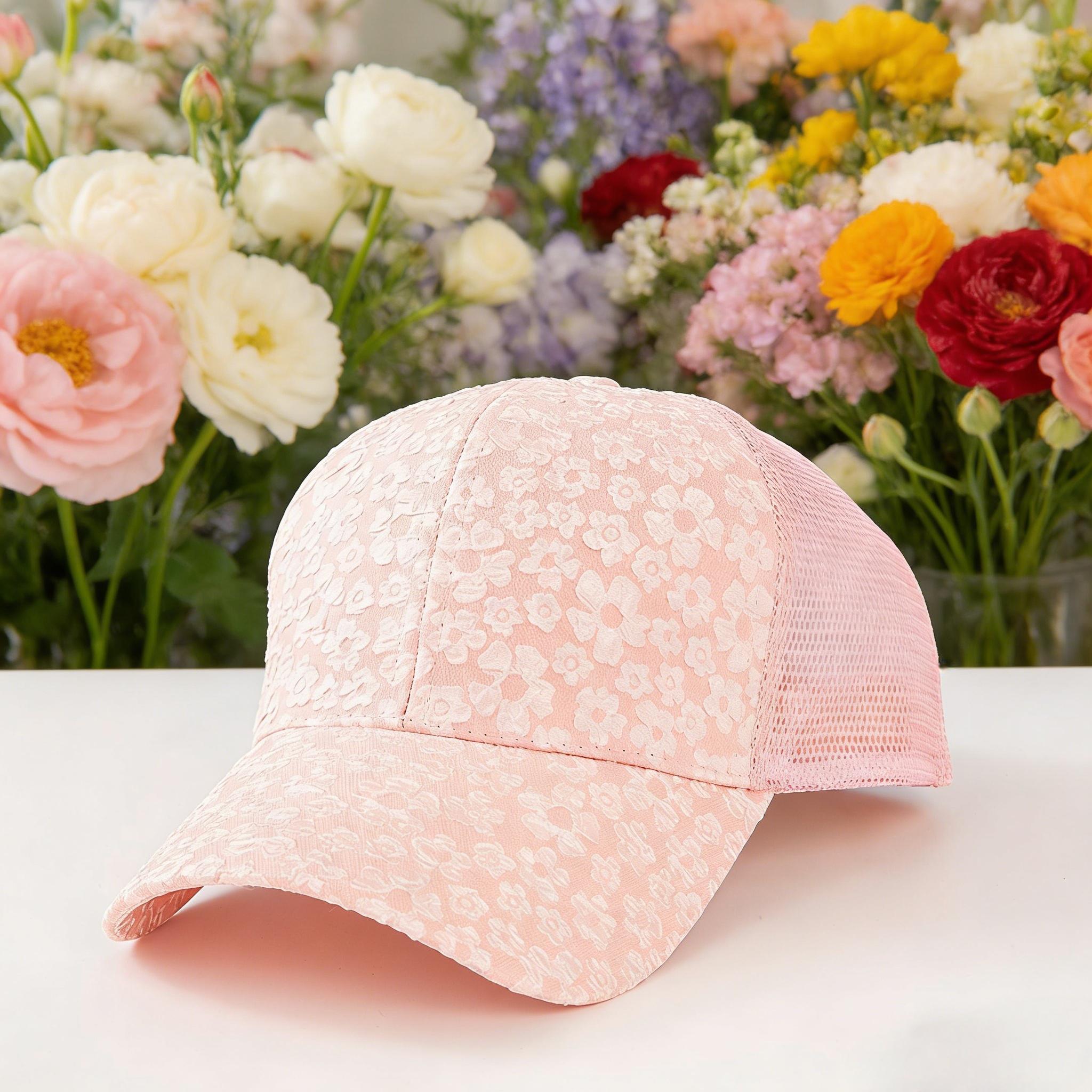 The new floral lace truck cap - fashionable mesh - adds charm perfectly to the back caps in various colors, making it your summe Adjustable рожевий
The new floral lace truck cap - fashionable mesh - adds charm perfectly to the back caps in various colors, making it your summe Adjustable рожевий