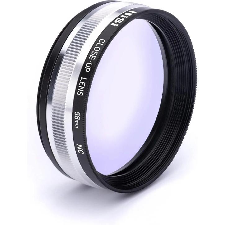 NiSi - 58mm NC Close-Up Lens Kit, Close-Up Macro Lens Filter, 58mm Thread, +5 Diopters, Nano Coating, Optical Glass 58mm синій
NiSi - 58mm NC Close-Up Lens Kit, Close-Up Macro Lens Filter, 58mm Thread, +5 Diopters, Nano Coating, Optical Glass 58mm синій