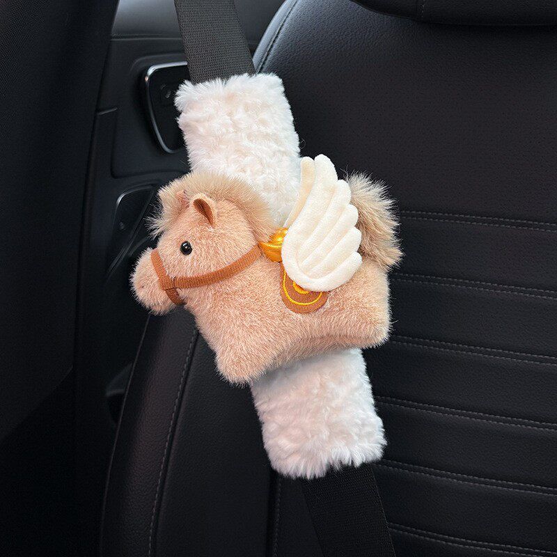 Get Rich Quickly Car Seatbelt Shoulder Pad Decoration, Anti-Wear Clothing, Cute and High-End Feel, Creative for Women, a Pair for Couples Brown Horse to Success
Get Rich Quickly Car Seatbelt Shoulder Pad Decoration, Anti-Wear Clothing, Cute and High-End Feel, Creative for Women, a Pair for Couples Brown Horse to Success
