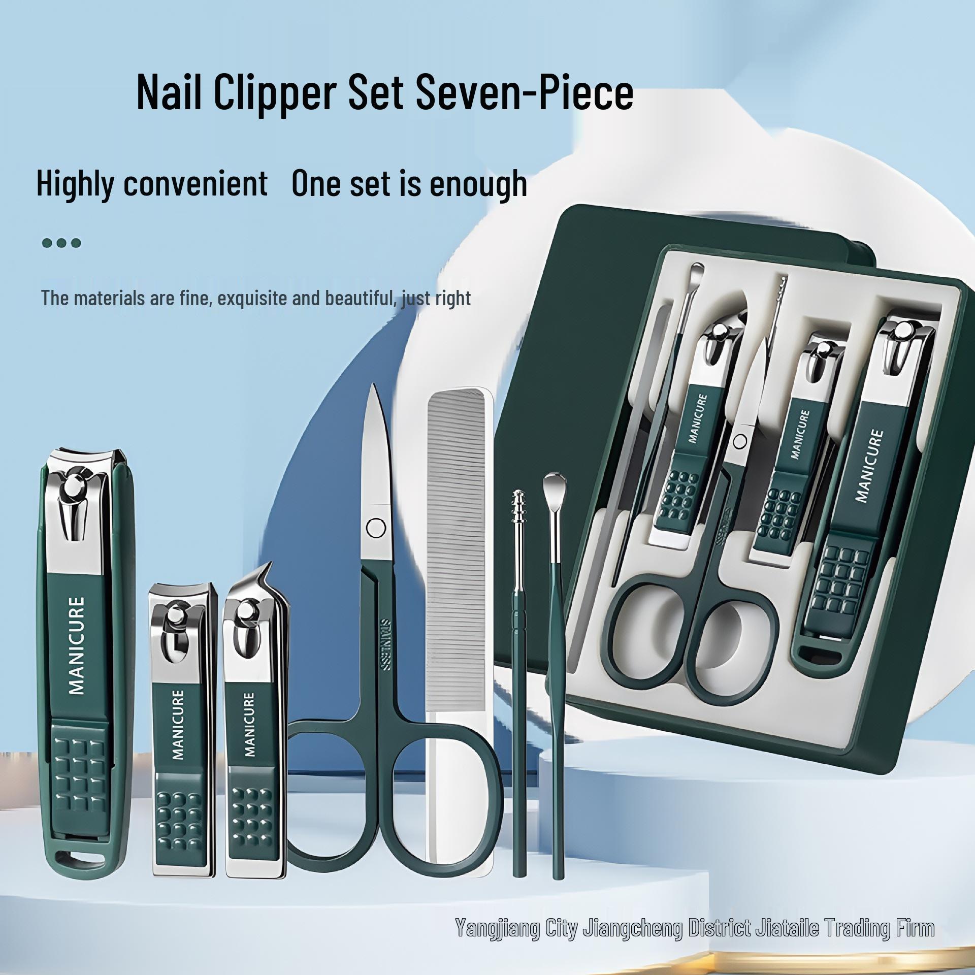 Anti-Splash German Nail Clipper & Manicure Set with Ear Pick & Slant Edge Scissors
Anti-Splash German Nail Clipper & Manicure Set with Ear Pick & Slant Edge Scissors