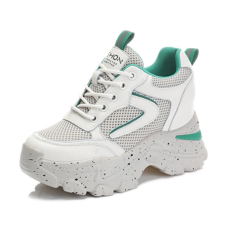 Dad s shoes have increased in height. Autumn new breathable thick-soled casual sports small trendy shoes A 34 зелёный
Dad s shoes have increased in height. Autumn new breathable thick-soled casual sports small trendy shoes A 34 зелёный