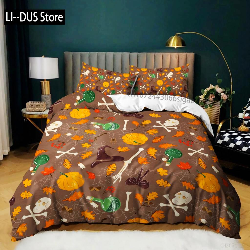 Comforter Pumpkin Pumpkin Harvesting Holiday Halloween Thanksgiving Theme Bedding Set Microfiber Queen Size Comforter (quilt)-EU Single(135*200cm)3pcs
Comforter Pumpkin Pumpkin Harvesting Holiday Halloween Thanksgiving Theme Bedding Set Microfiber Queen Size Comforter (quilt)-EU Single(135*200cm)3pcs
