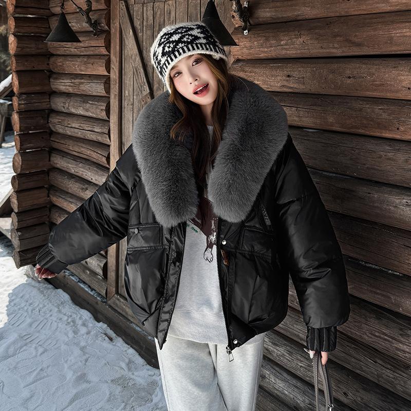 Warm Jacket with Detachable Fur Autumn and Winter Thick Cotton Coat Long Sleeved Cotton Coat M
Warm Jacket with Detachable Fur Autumn and Winter Thick Cotton Coat Long Sleeved Cotton Coat M