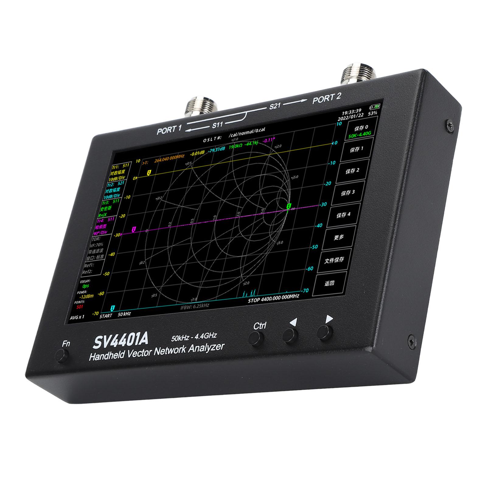 Аналізатор векторних мереж 50 кГц‑4,4 ГГц 7-дюймовий сенсорний екран MF HF VHF UHF Аналізатор антен для S
Аналізатор векторних мереж 50 кГц‑4,4 ГГц 7-дюймовий сенсорний екран MF HF VHF UHF Аналізатор антен для S