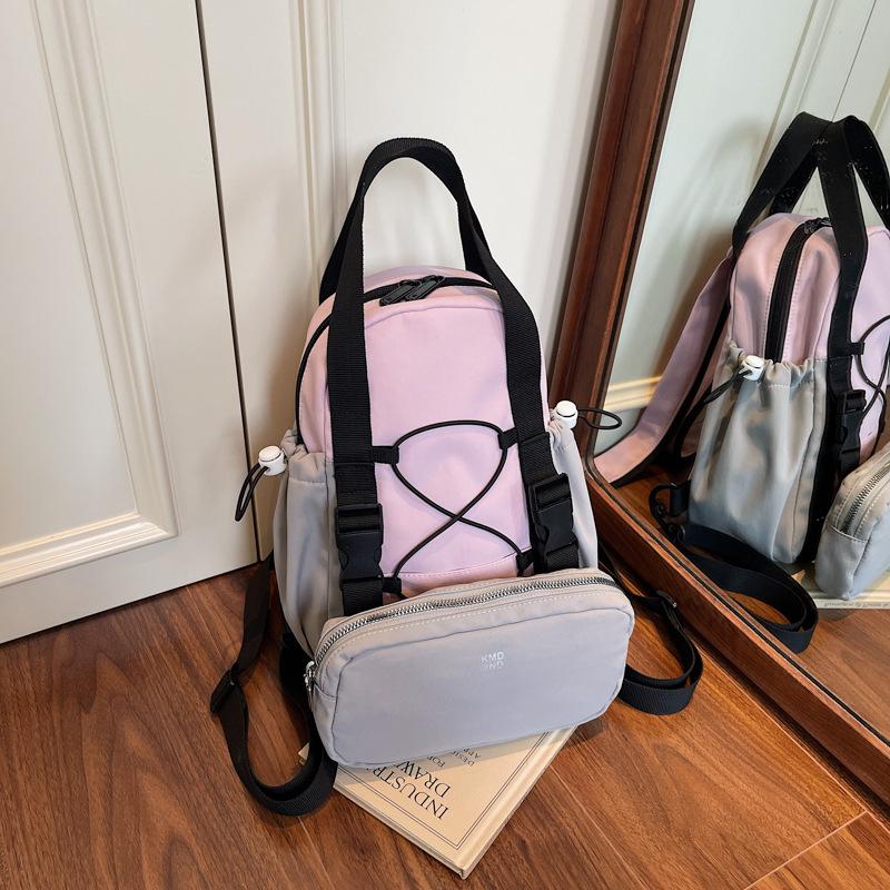 Casual handbag Nylon canvas bag Women s 2025 new contrasting color backpack Multifunctional shoulder messenger bag фіолетовий
Casual handbag Nylon canvas bag Women s 2025 new contrasting color backpack Multifunctional shoulder messenger bag фіолетовий