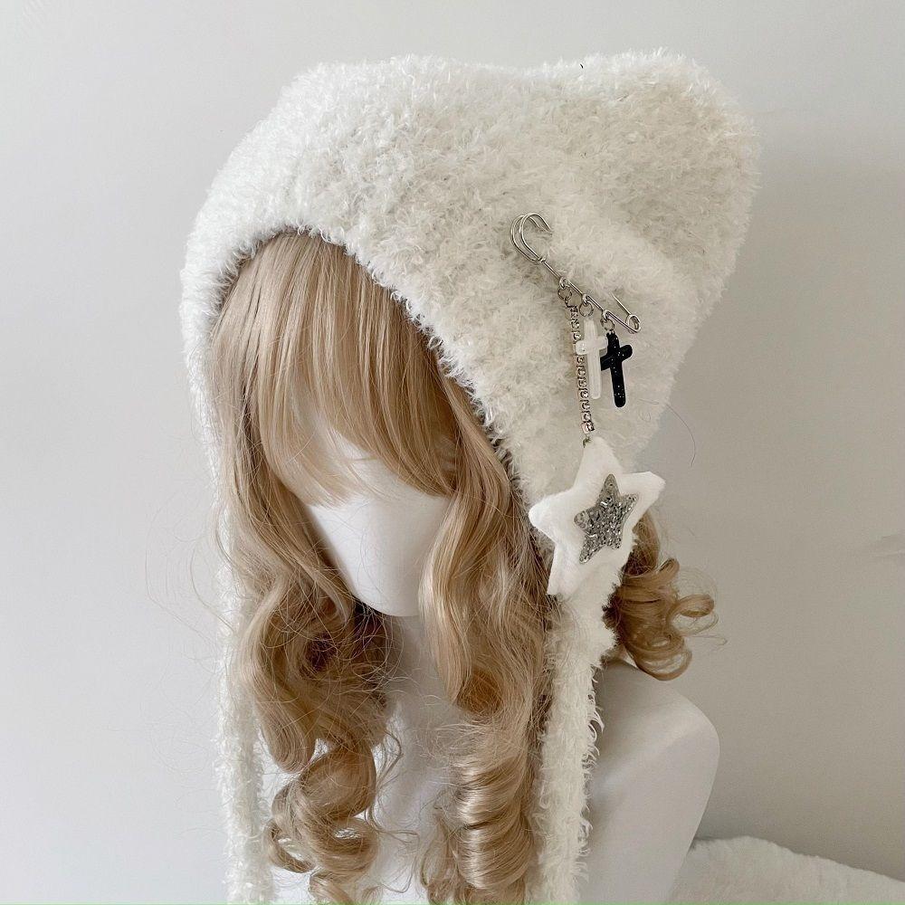 Soft Comfortable Winter Hats Star Pattern Ear Protection Women s Cap Warmth Cat Ears Knitted Beanie Hat Autumn Winter білий
Soft Comfortable Winter Hats Star Pattern Ear Protection Women s Cap Warmth Cat Ears Knitted Beanie Hat Autumn Winter білий