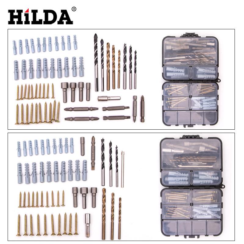 HILDA Electric Screwdriver & Drill Accessory Set: Screws, Small Yellow Croaker Expansion Screws, Socket Wrench.
HILDA Electric Screwdriver & Drill Accessory Set: Screws, Small Yellow Croaker Expansion Screws, Socket Wrench.