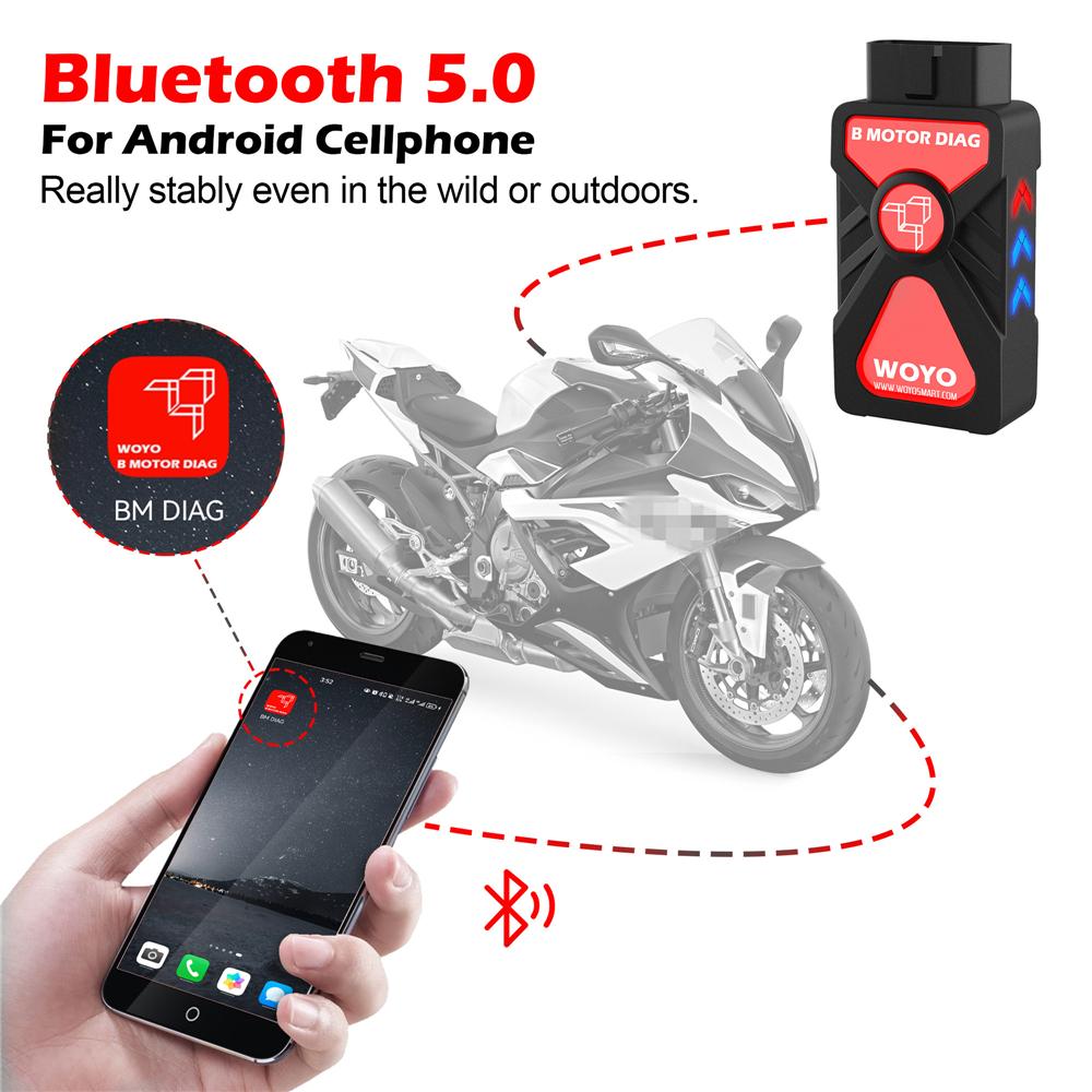 Bluetooth приложение OBDII диагностический инструмент для мотоцикла BMW с 10-контактным разъемом OBD2
Bluetooth приложение OBDII диагностический инструмент для мотоцикла BMW с 10-контактным разъемом OBD2