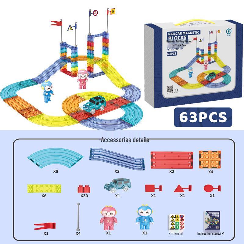 Прозрачный магнитный электрический автомобиль и набор для сборки трека
Прозрачный магнитный электрический автомобиль и набор для сборки трека