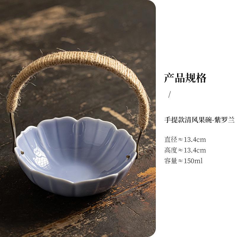 Hand-held Fruit Dishes Elegant Pastry Plate Dried Fruit Snack Plate Cake Display Stand Household Serving Tray Ornaments Craft
Hand-held Fruit Dishes Elegant Pastry Plate Dried Fruit Snack Plate Cake Display Stand Household Serving Tray Ornaments Craft