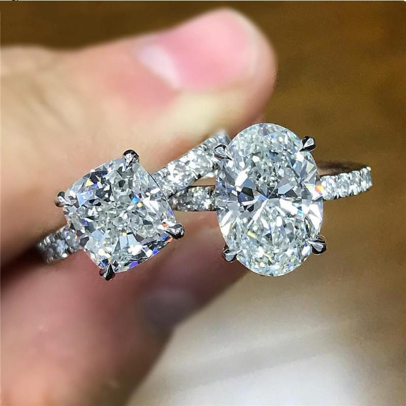 Ручная работа Женский b Бриллиант cz Кольцо 925 sterling sier Обручальное кольцо Кольца для женщин Свадебный Муассанит Ювелирные изделия 
Ручная работа Женский b Бриллиант cz Кольцо 925 sterling sier Обручальное кольцо Кольца для женщин Свадебный Муассанит Ювелирные изделия