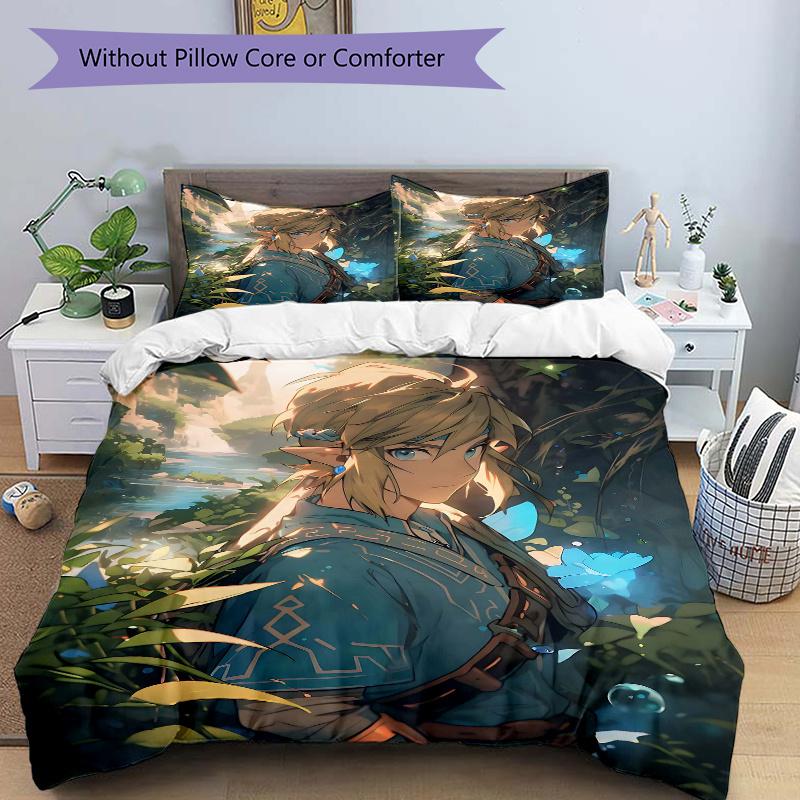 3pcs Fantasy Adventure with Elven Warrior Quilt Cover Set - Soft and Cozy Bedroom, Guest Room and Dorm Decorative Bedding 3-Piece Set 1 Quilt Cov 135x200cm
3pcs Fantasy Adventure with Elven Warrior Quilt Cover Set - Soft and Cozy Bedroom, Guest Room and Dorm Decorative Bedding 3-Piece Set 1 Quilt Cov 135x200cm
