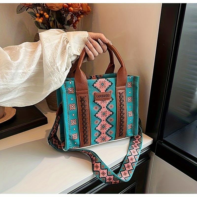 Men s Bohemian Canvas Tote Bag - Blue Travel Double Handle Duffle Bag, Hand Washable, Casual Day Shoulder Bag, Decorative Details
Men s Bohemian Canvas Tote Bag - Blue Travel Double Handle Duffle Bag, Hand Washable, Casual Day Shoulder Bag, Decorative Details