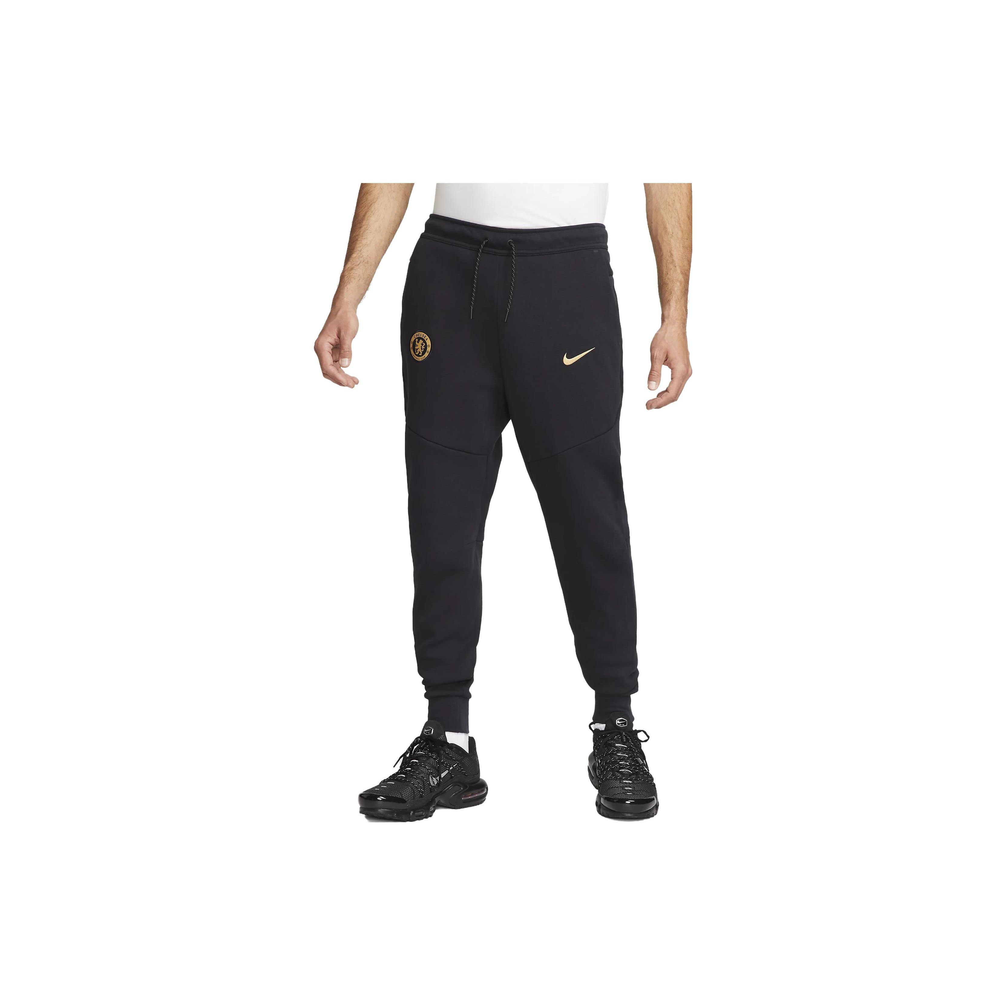 Nike Удобные трикотажные спортивные брюки Chelsea FC Tech Fleece с вышитым логотипом на шнуровке, мужские брюки черного цвета DV4832-426 S
Nike Удобные трикотажные спортивные брюки Chelsea FC Tech Fleece с вышитым логотипом на шнуровке, мужские брюки черного цвета DV4832-426 S