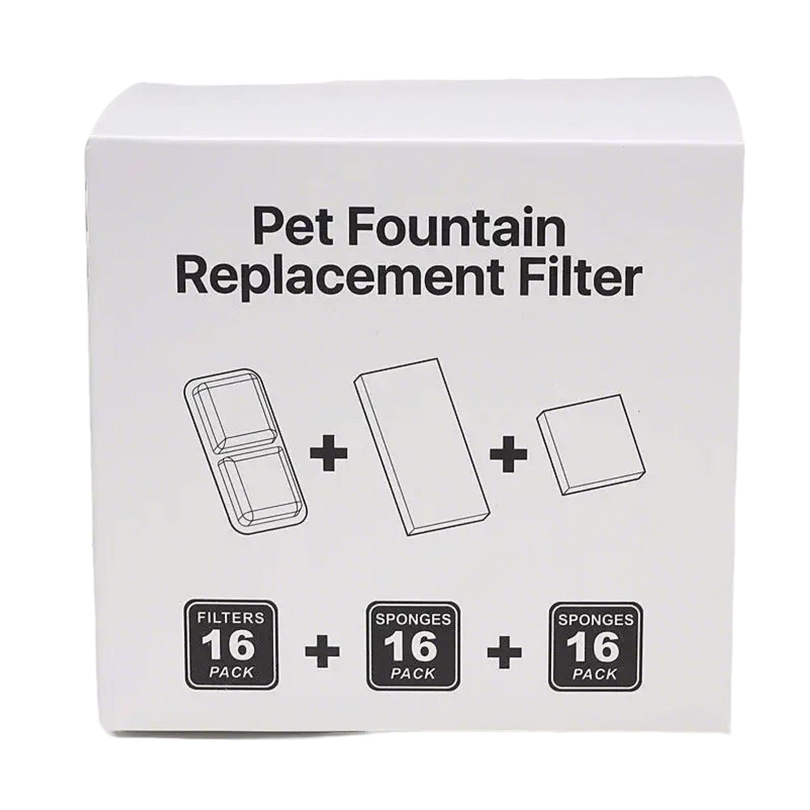 8/12/16x Replacement Filters for Pet Water Fountain Improve Water Quality Keep Water Clean Filtration Replacement A
8/12/16x Replacement Filters for Pet Water Fountain Improve Water Quality Keep Water Clean Filtration Replacement A