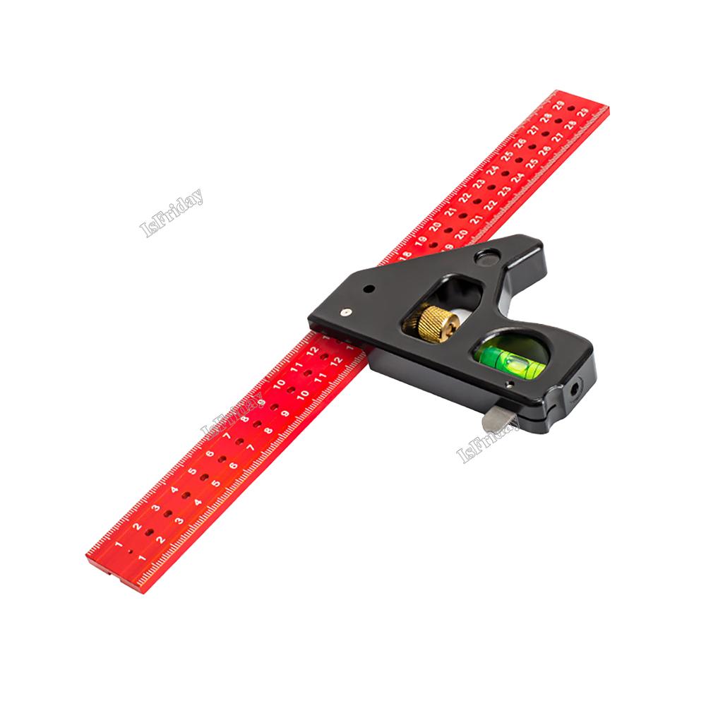 Angle Scribing Ruler High-precision Woodworking Aluminum Alloy Multifunction Marking Gauge 30/40cm Long Movable Scribe Ruler
Angle Scribing Ruler High-precision Woodworking Aluminum Alloy Multifunction Marking Gauge 30/40cm Long Movable Scribe Ruler