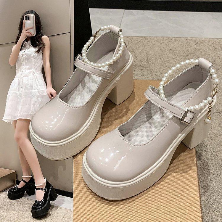 British style platform small leather shoes female spring and autumn fairy with skirt Mary Jane 2025 new shallow mouth beaded single shoes 40
British style platform small leather shoes female spring and autumn fairy with skirt Mary Jane 2025 new shallow mouth beaded single shoes 40