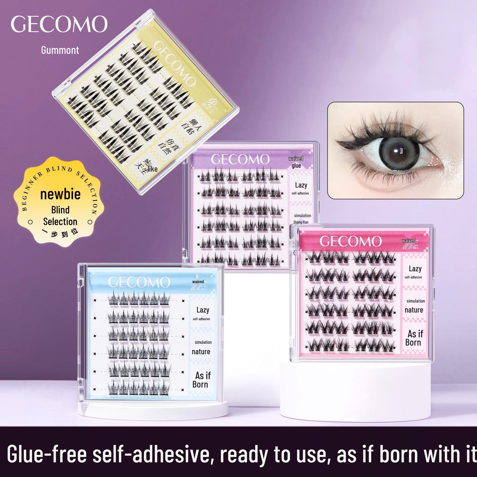 Sunflower Self-Adhesive False Eyelashes: Thick, Curled, Transparent Stem, Segmented Cat Ear Fox Eye Style.
Sunflower Self-Adhesive False Eyelashes: Thick, Curled, Transparent Stem, Segmented Cat Ear Fox Eye Style.