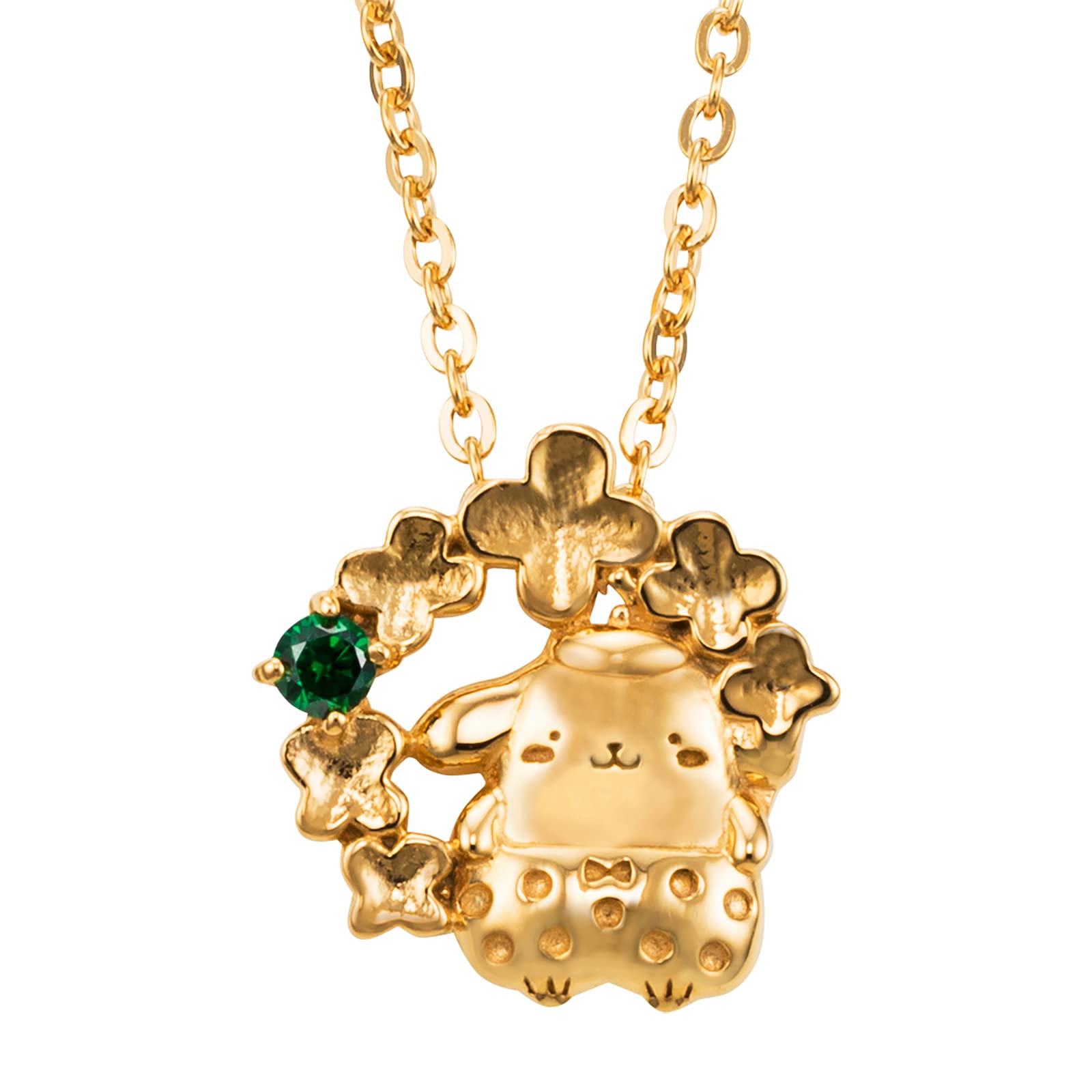 POMPOMPURIN 25th Anniversary Necklace Sanrio Characters Four Leaf Clover Pudding Beret Pumpkin Pants 925 Silver Cubic Zirconia Yellow Gold Coating жовтий
POMPOMPURIN 25th Anniversary Necklace Sanrio Characters Four Leaf Clover Pudding Beret Pumpkin Pants 925 Silver Cubic Zirconia Yellow Gold Coating жовтий