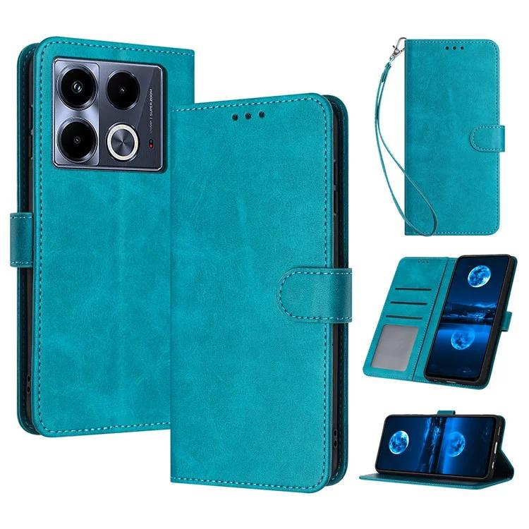 For Infinix Note 40 Magnetic Clasp Cell Phone Case PU Leather Cover with Strap - Green
For Infinix Note 40 Magnetic Clasp Cell Phone Case PU Leather Cover with Strap - Green