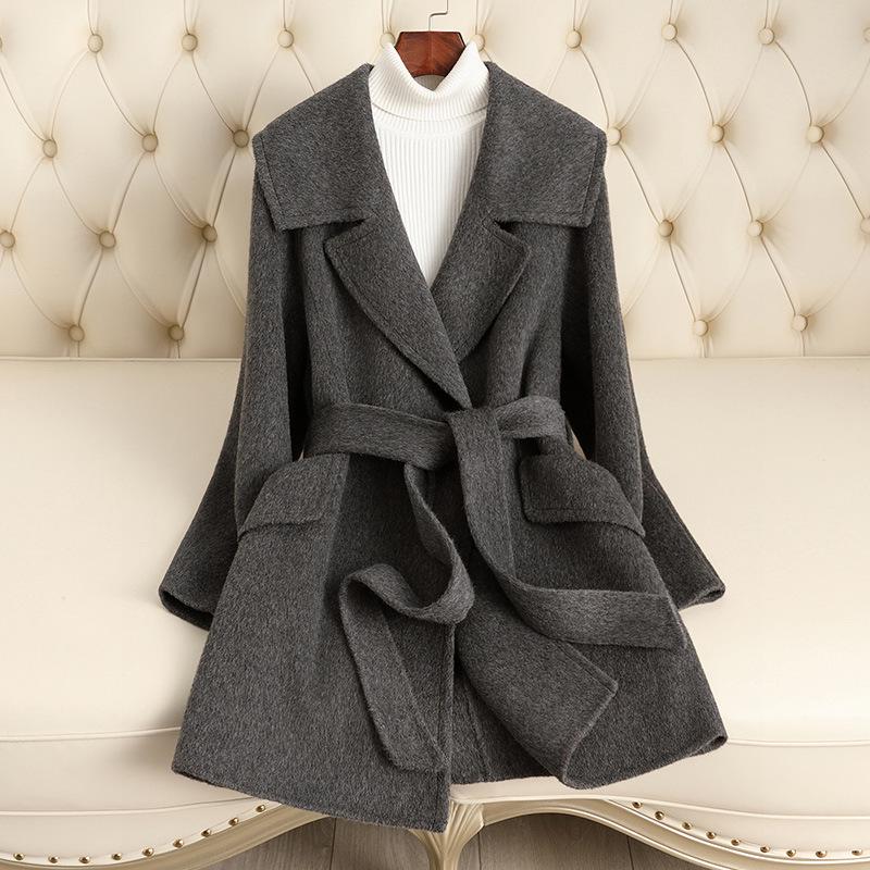 Women s Double-Sided Fleece Wool Lapel Overcoat, Tie-Waist Tweed Slimming Jacket - Autumn/Winter 2024 Collection One Size темно-серого
Women s Double-Sided Fleece Wool Lapel Overcoat, Tie-Waist Tweed Slimming Jacket - Autumn/Winter 2024 Collection One Size темно-серого