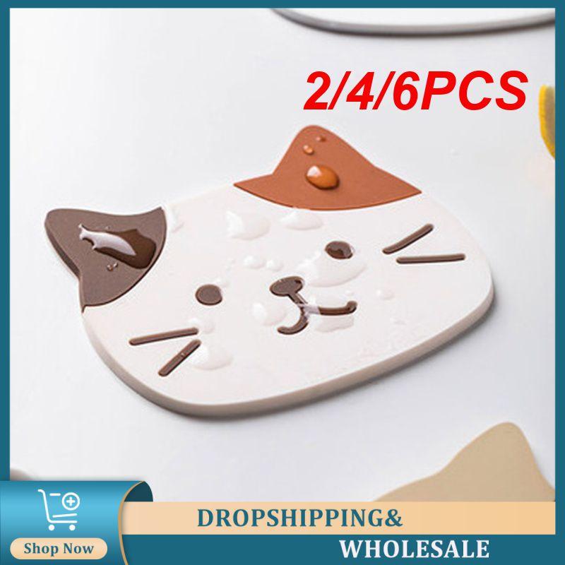 2/4/6PCS Coaster Soft Heat Insulation Pad Cute Kitchen Bar Placemat Resistant To Cold And Heat Durable
2/4/6PCS Coaster Soft Heat Insulation Pad Cute Kitchen Bar Placemat Resistant To Cold And Heat Durable