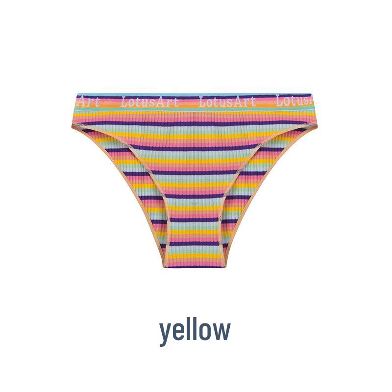 Women s Retro Rainbow Stripe Low-Rise Cotton Briefs XXL (130-150 lbs)
Women s Retro Rainbow Stripe Low-Rise Cotton Briefs XXL (130-150 lbs)