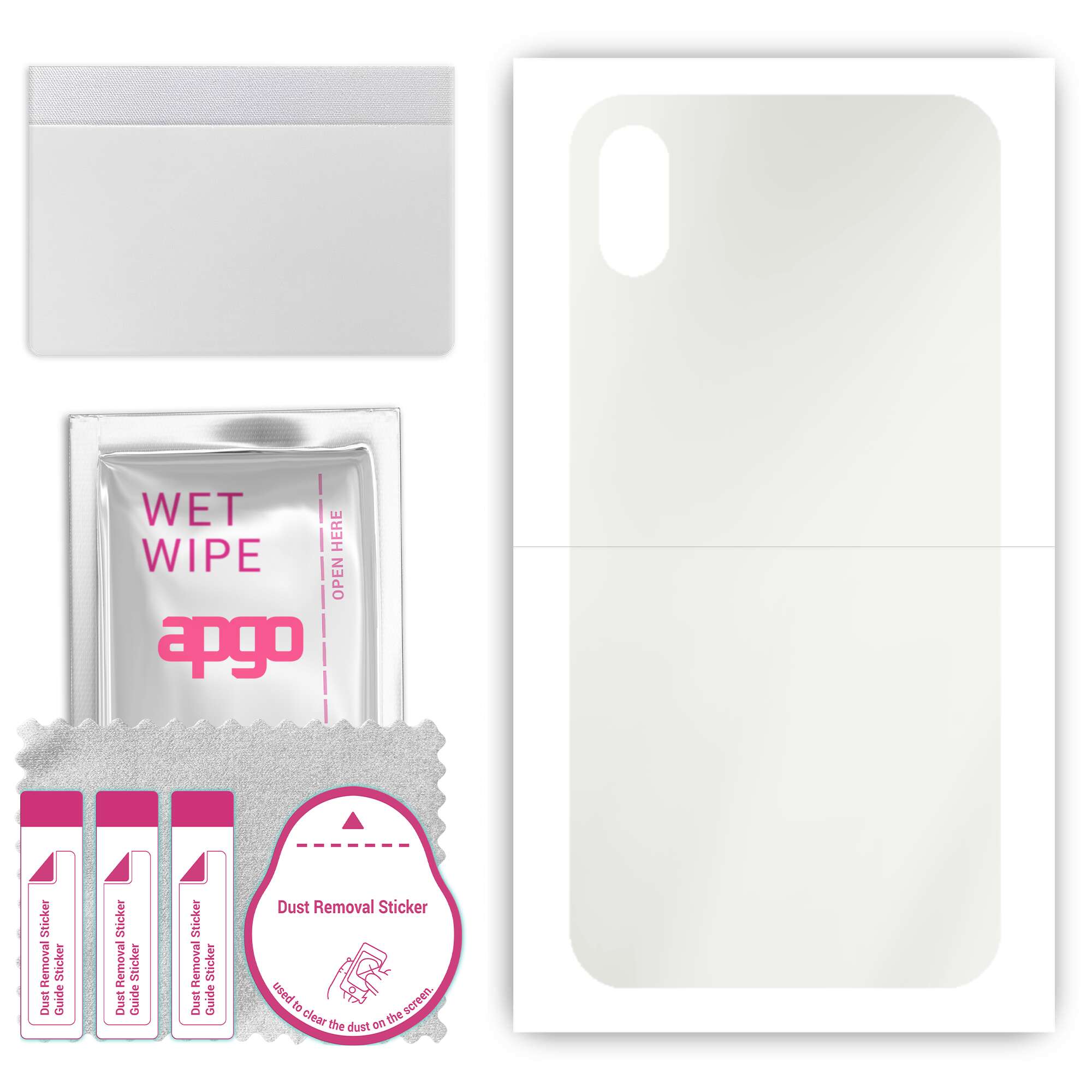 apgo MATTE Protective Skin Sticker для задньої панелі, сумісної з Apple iPhone XS, Wrap Film, Hydrogel Film, гнучкий, м’який ТПУ з позиціонуючим шаром e
apgo MATTE Protective Skin Sticker для задньої панелі, сумісної з Apple iPhone XS, Wrap Film, Hydrogel Film, гнучкий, м’який ТПУ з позиціонуючим шаром e